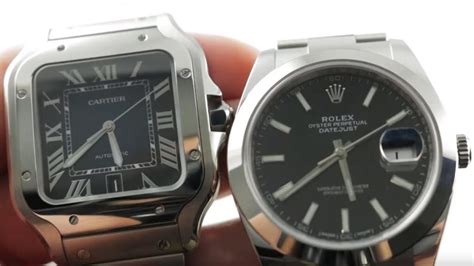 which watch is better cartier or rolex|cartier santos vs rolex datejust.